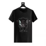 armani exchange t shirt logo ga black crystal decoration